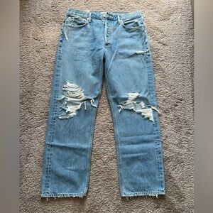 AGOLDE 90s Mid Rise Loose Fit Jeans in Fall Out Women’s 32 NWT
